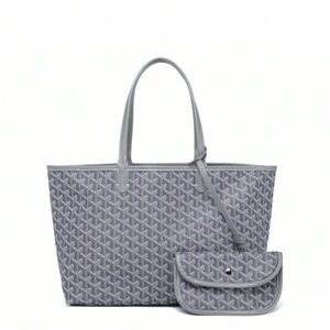 Grey tote bag